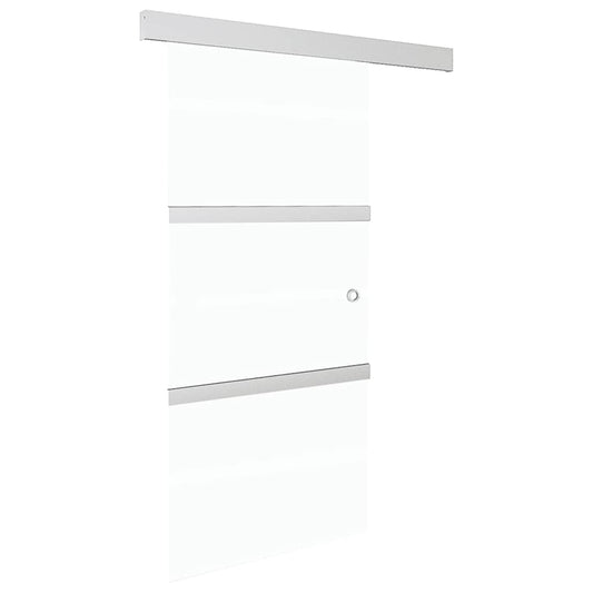 288056 vidaXL Sliding Door with Soft Stops ESG Glass and Aluminium 90x205 cm 2
