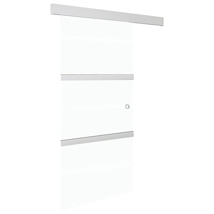 Sliding Door with Soft Stops ESG Glass and Aluminium 90 cm 205 cm With soft stop