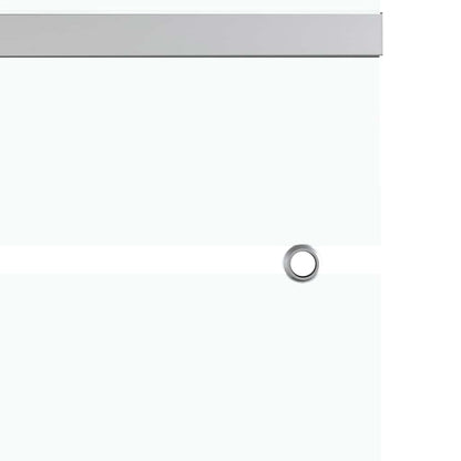 vidaXL Sliding Door ESG Glass and Aluminium 76x212 cm Silver 5