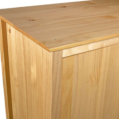 288947 vidaXL 2-Door Wardrobe "Hill" 89x50x170 cm Solid Pine Wood 6
