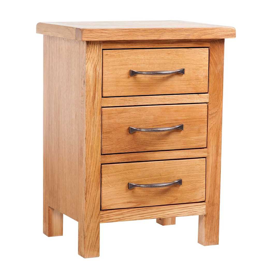 vidaXL Nightstands 2 pcs 40x30x54 cm Solid Oak Wood 2