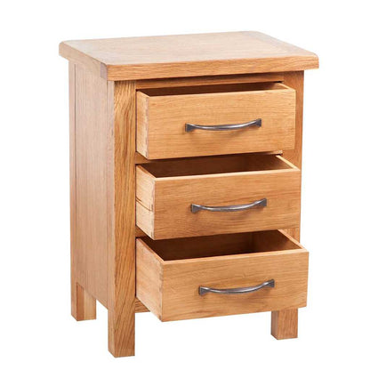 vidaXL Nightstands 2 pcs 40x30x54 cm Solid Oak Wood 3