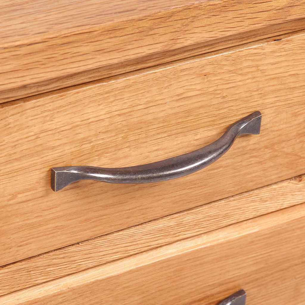 vidaXL Nightstands 2 pcs 40x30x54 cm Solid Oak Wood 5