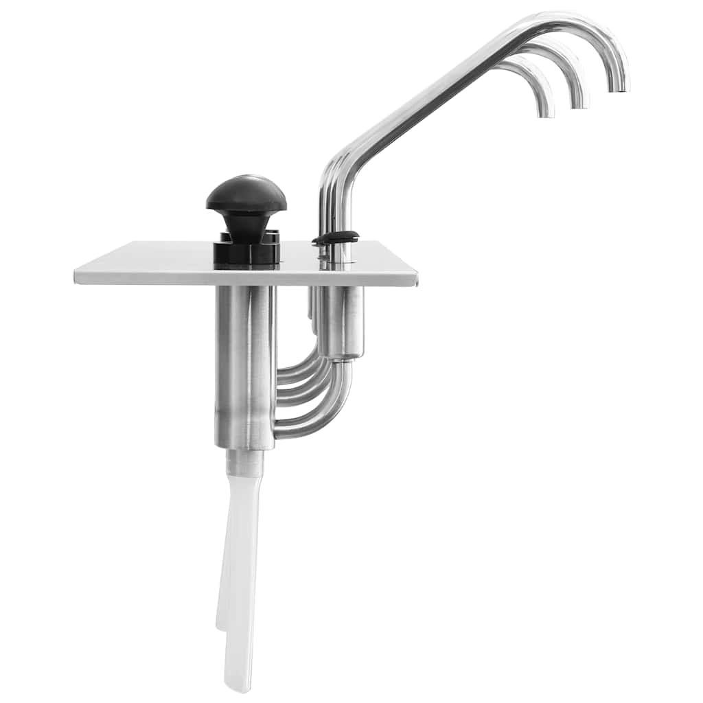 vidaXL Sauce Dispenser Stainless Steel 3 x 3.5 L 5
