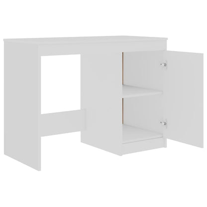 Desk 100x50x76 cm Engineered Wood White