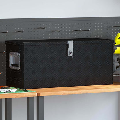 vidaXL Aluminium Box 80x30x35 cm Black 1