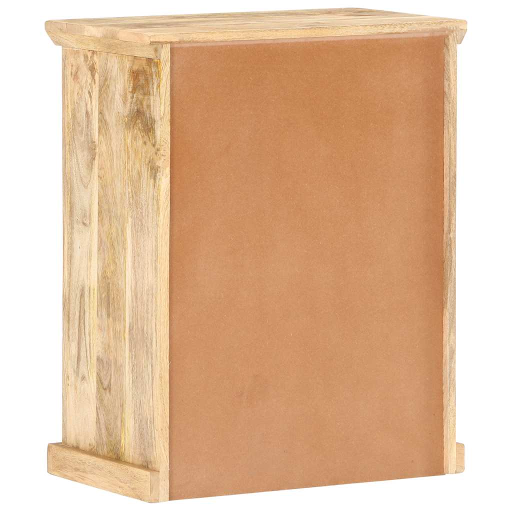289094 vidaXL Sideboard with Steel Doors 60x35x75 cm Solid Mango Wood 5