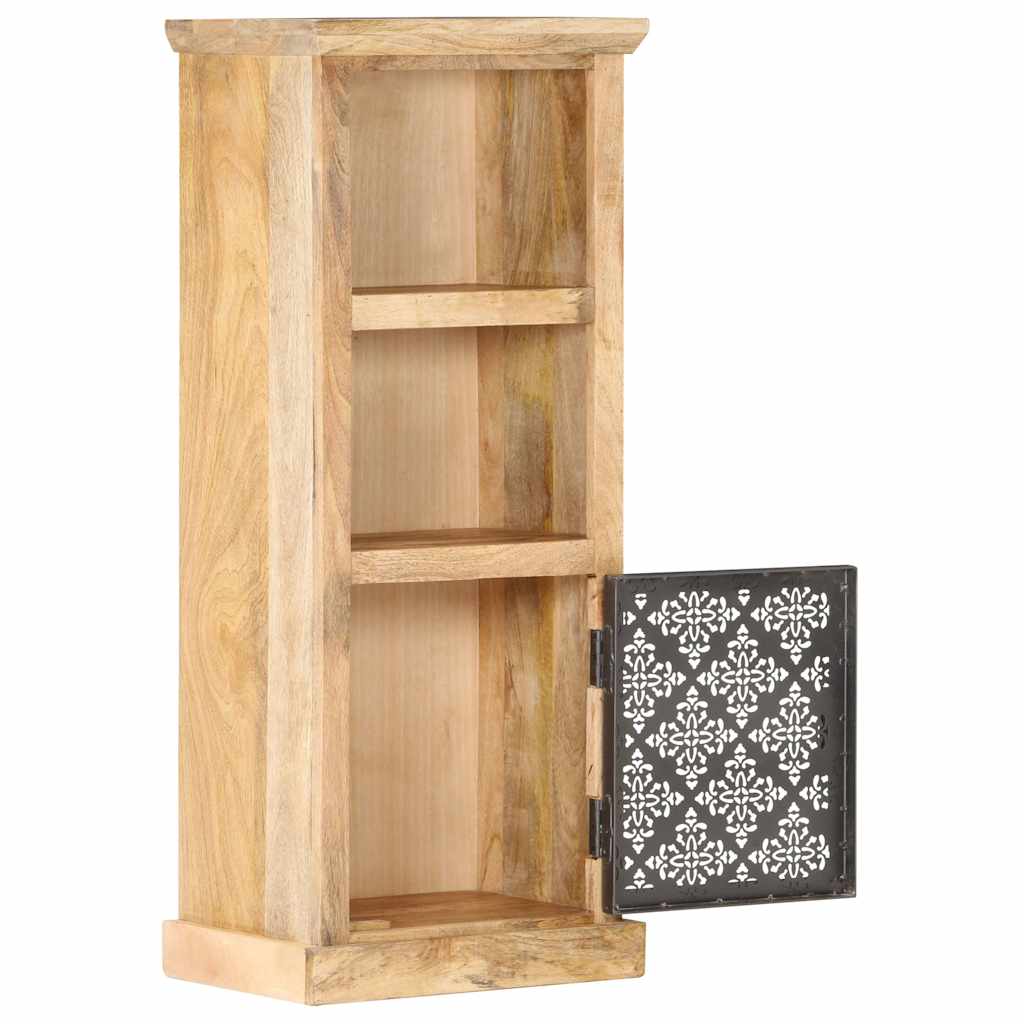 vidaXL Highboard with Door 45x32x110 cm Solid Mango Wood 2