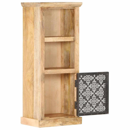 vidaXL Highboard with Door 45x32x110 cm Solid Mango Wood 2