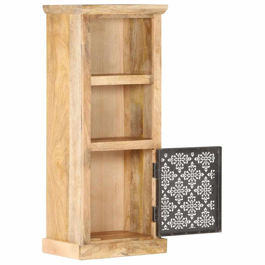 vidaXL Highboard with Door 45x32x110 cm Solid Mango Wood 2