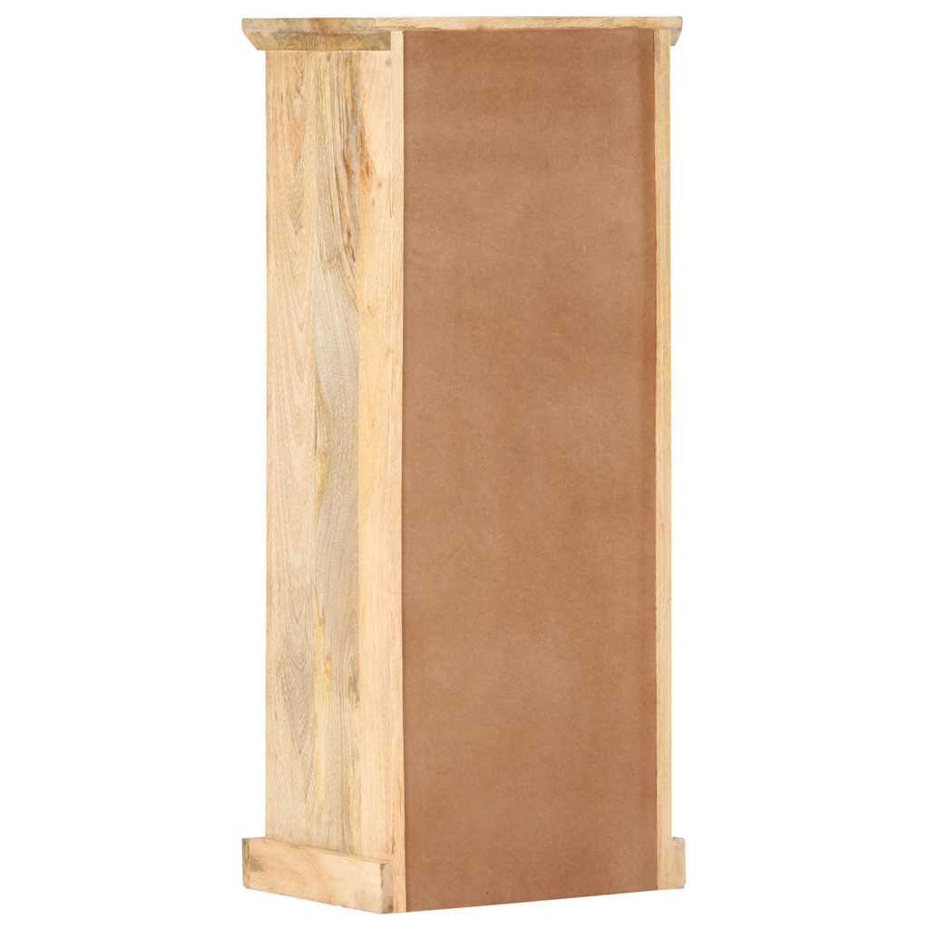 vidaXL Highboard with Door 45x32x110 cm Solid Mango Wood 4