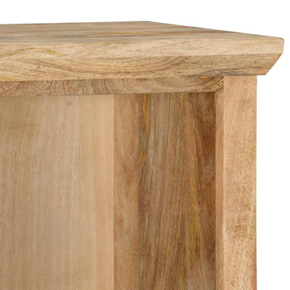 vidaXL Highboard with Door 45x32x110 cm Solid Mango Wood 5