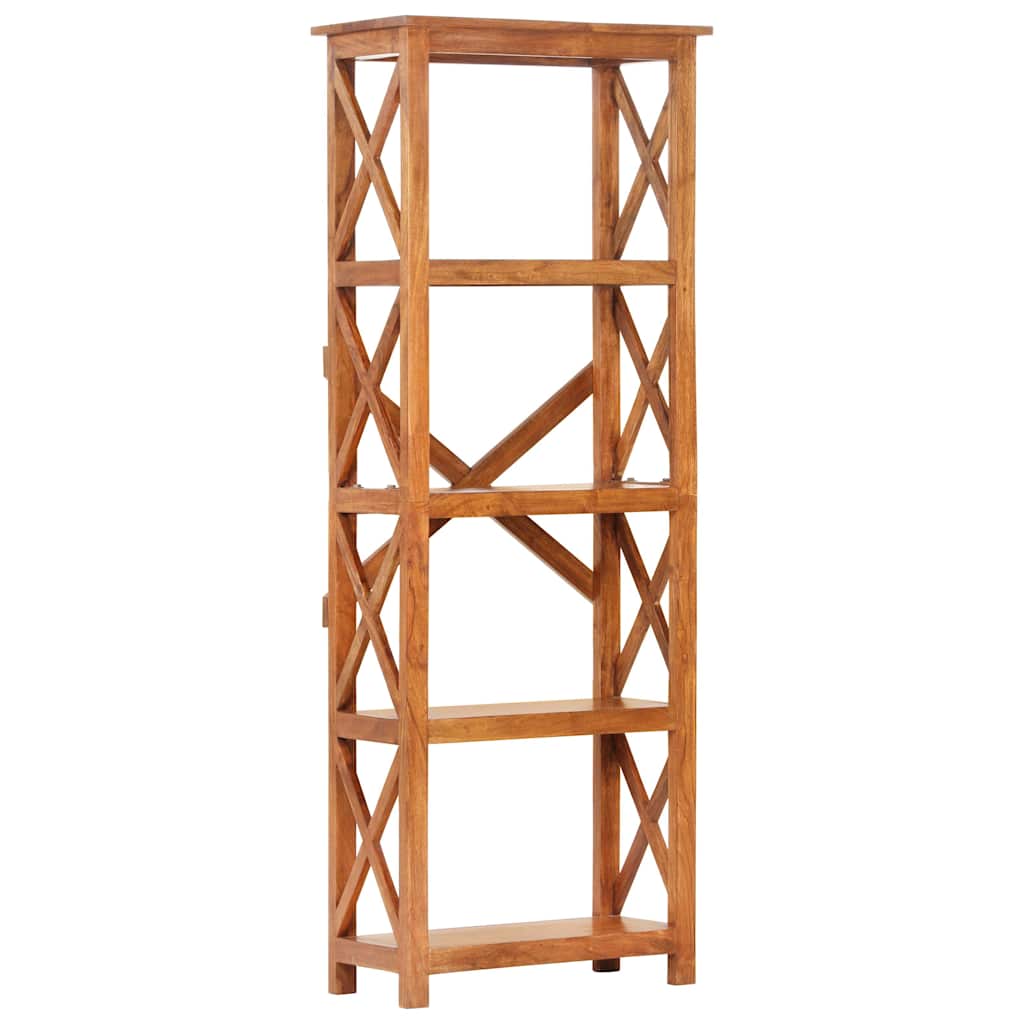 vidaXL Bookshelf | Honey Finish | Solid acacia wood | Medium | Bookshelf 1