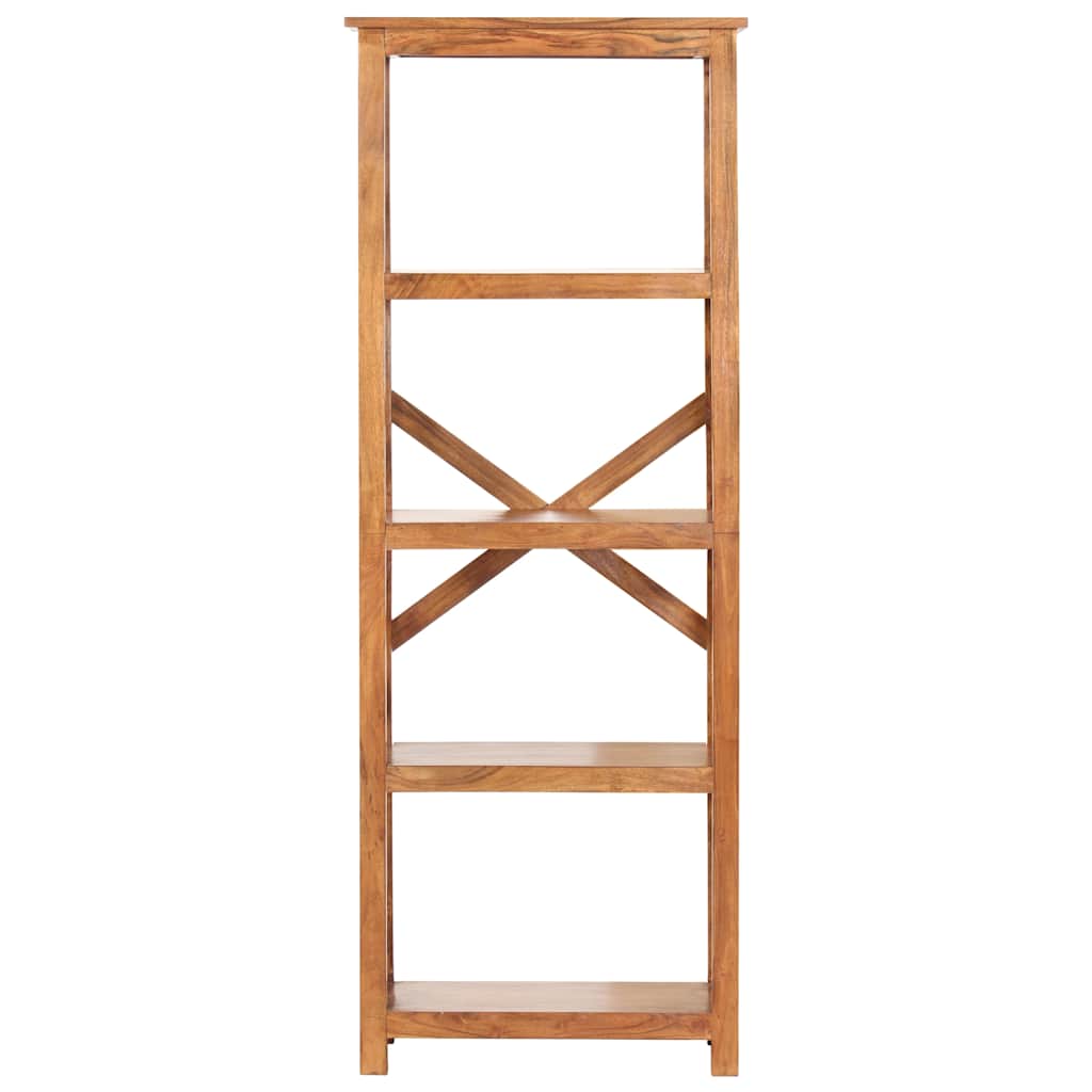 Bookshelf 60x30x160 cm Solid Acacia Wood Honey Finish 160 cm