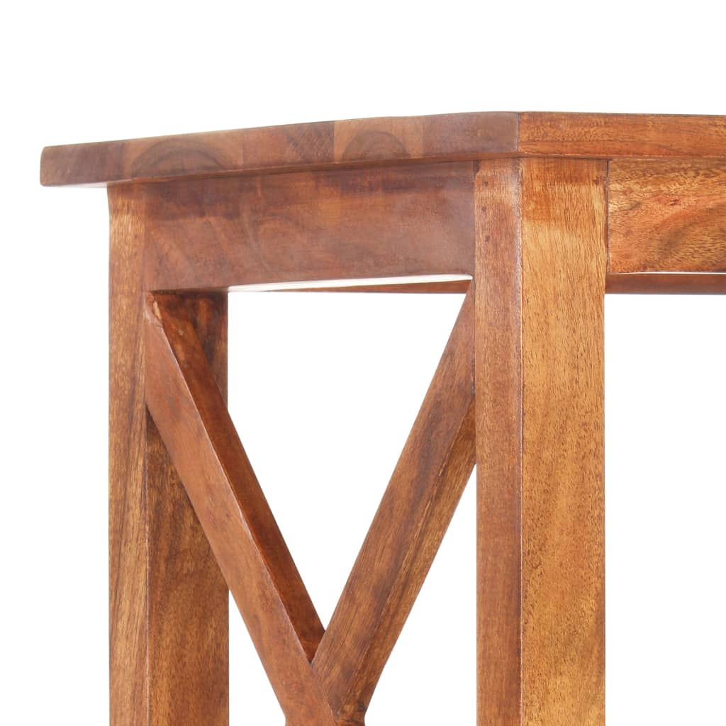 vidaXL Bookshelf | Honey Finish | Solid acacia wood | Medium | Bookshelf 4
