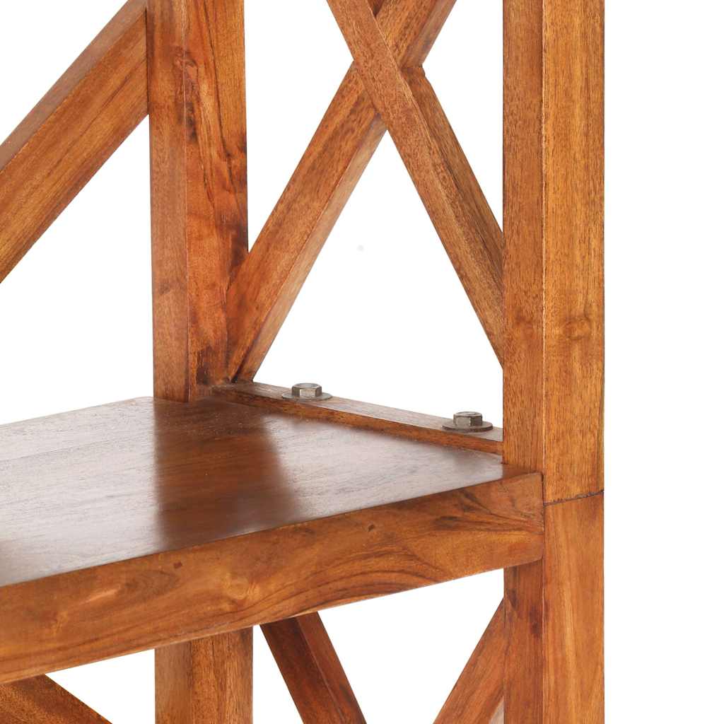 vidaXL Bookshelf | Honey Finish | Solid acacia wood | Medium | Bookshelf 5