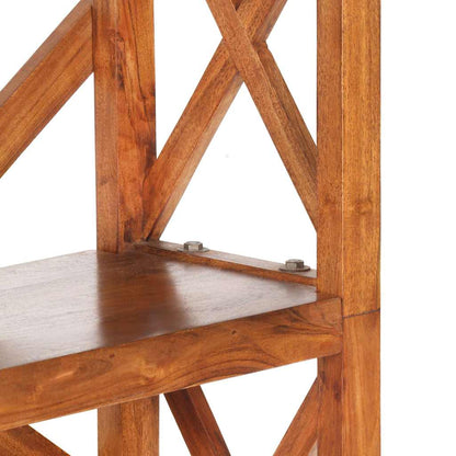 vidaXL Bookshelf | Honey Finish | Solid acacia wood | Medium | Bookshelf 5