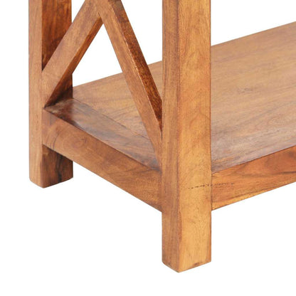vidaXL Bookshelf | Honey Finish | Solid acacia wood | Medium | Bookshelf 6