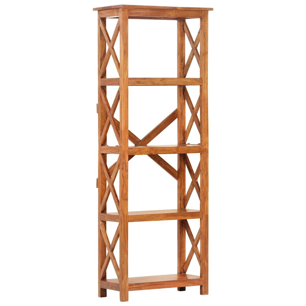 Bookshelf 60x30x160 cm Solid Acacia Wood Honey Finish 160 cm