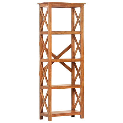 Bookshelf 60x30x160 cm Solid Acacia Wood Honey Finish 160 cm