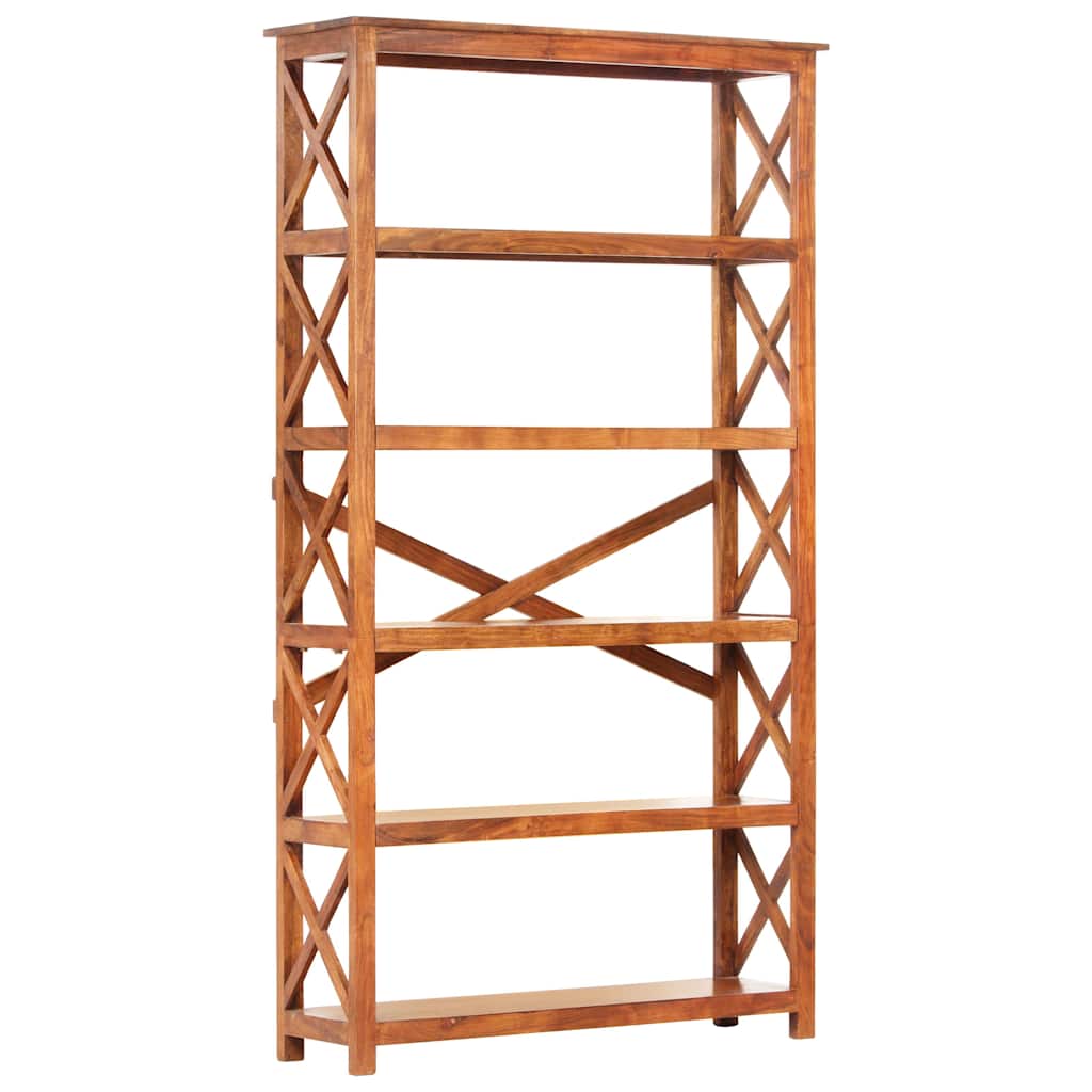 vidaXL Bookshelf 100x30x180 cm Solid Acacia Wood Honey Finish 1