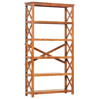 vidaXL Bookshelf 100x30x180 cm Solid Acacia Wood Honey Finish 6