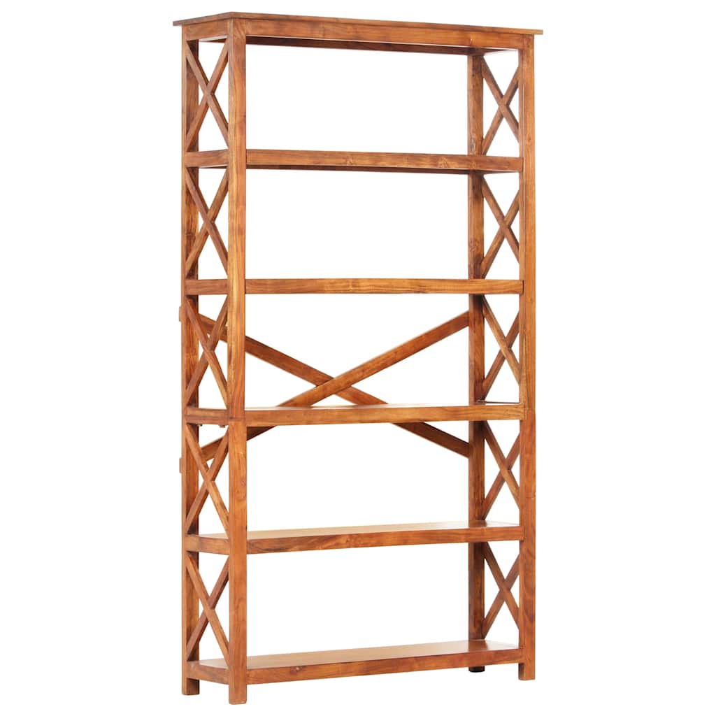 vidaXL Bookshelf 100x30x180 cm Solid Acacia Wood Honey Finish 3