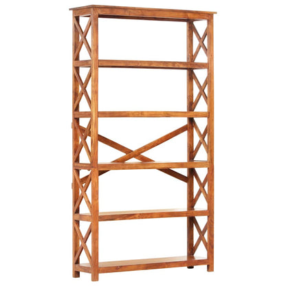 vidaXL Bookshelf 100x30x180 cm Solid Acacia Wood Honey Finish 3