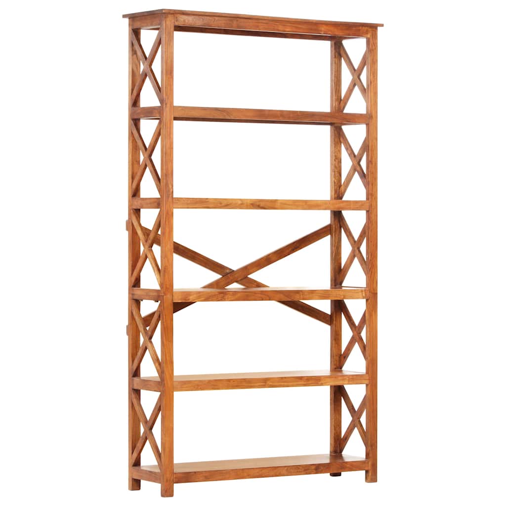 vidaXL Bookshelf 100x30x180 cm Solid Acacia Wood Honey Finish 4
