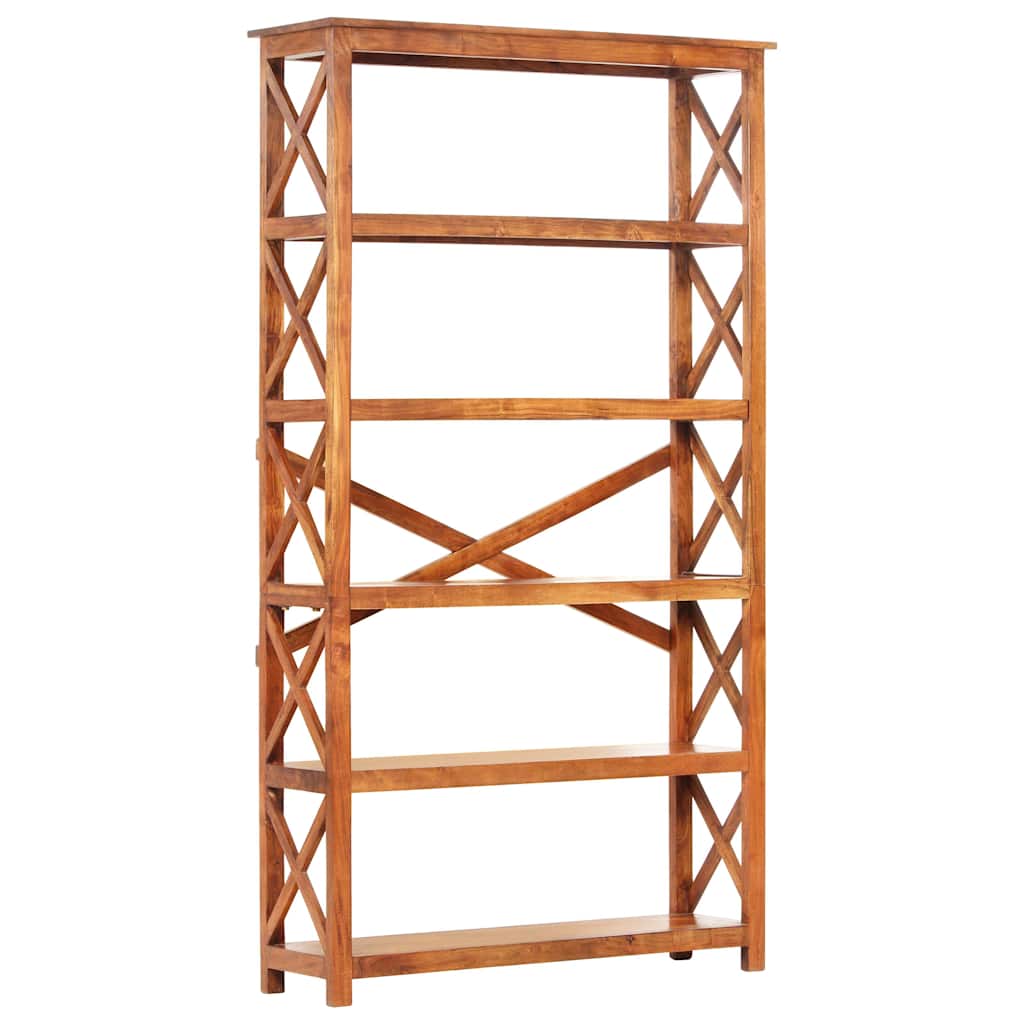vidaXL Bookshelf 100x30x180 cm Solid Acacia Wood Honey Finish 5