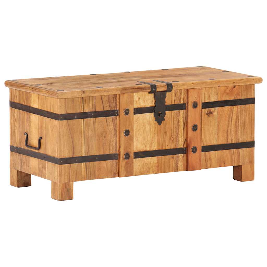 289637 vidaXL Chest 90x40x40 cm Solid Acacia Wood 6