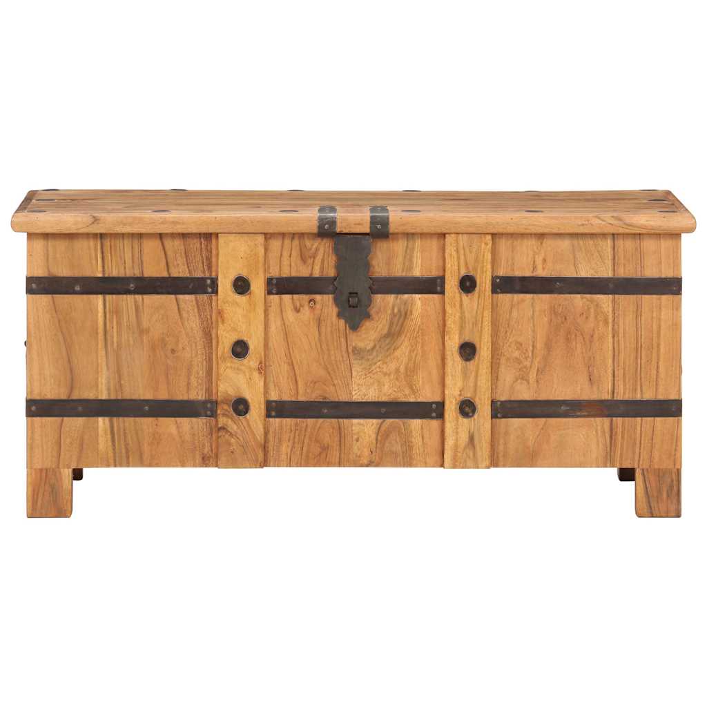 289637 vidaXL Chest 90x40x40 cm Solid Acacia Wood 3