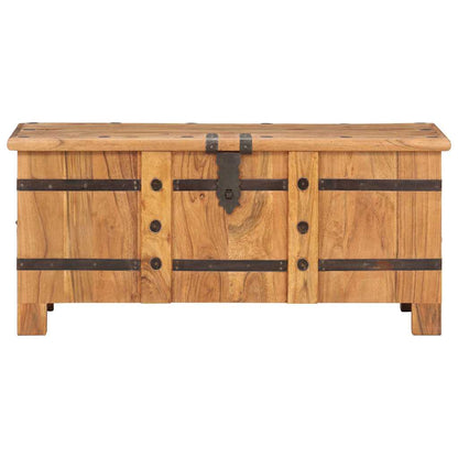 289637 vidaXL Chest 90x40x40 cm Solid Acacia Wood 3