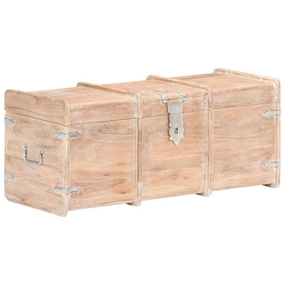 vidaXL Storage Chest 90x40x40 cm Solid Acacia Wood 1