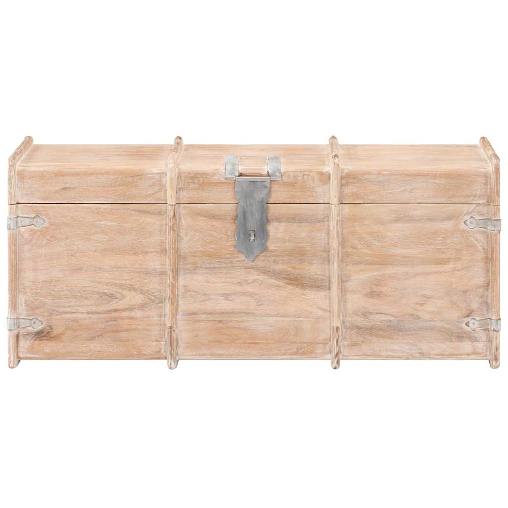 vidaXL Storage Chest 90x40x40 cm Solid Acacia Wood 3