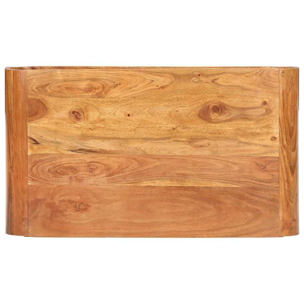 vidaXL Coffee Table | Honey touch | Solid acacia wood | Coffee Table 4