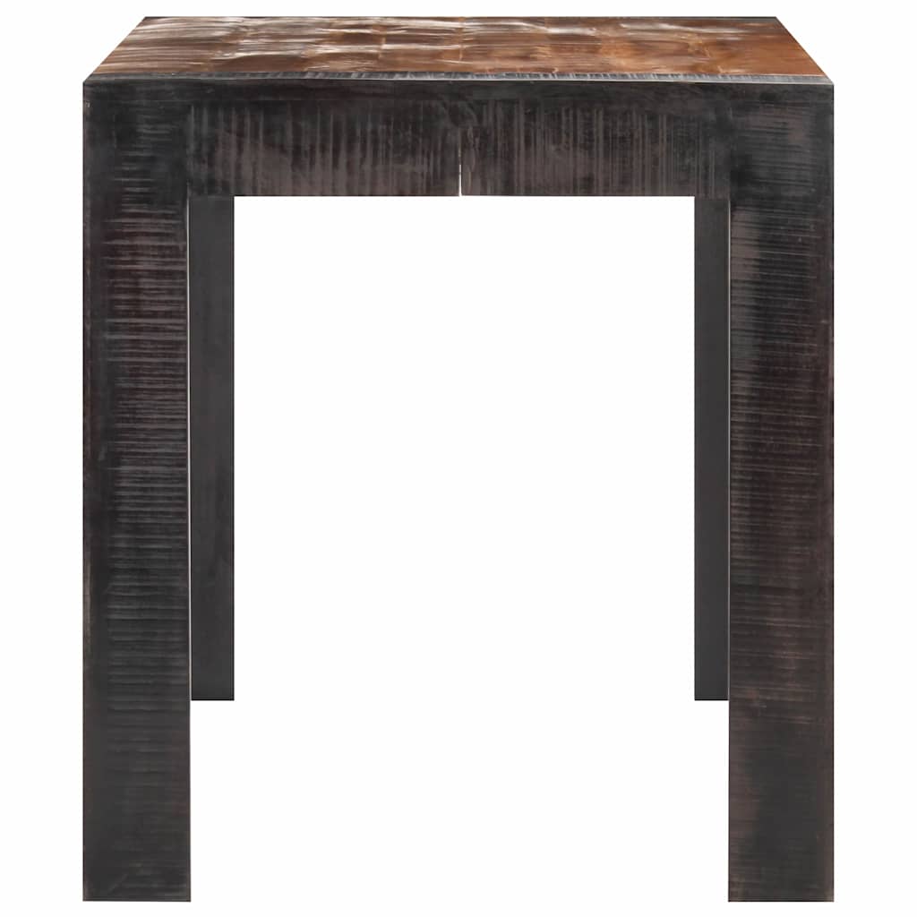 289655 vidaXL Dining Table 140x70x76 cm Solid Rough Mango Wood 3