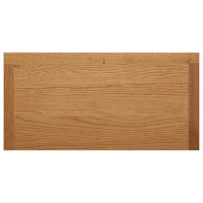 vidaXL Cupboard | Natural Oak | Solid oak wood | Medium | Cupboard | Rectangular 6