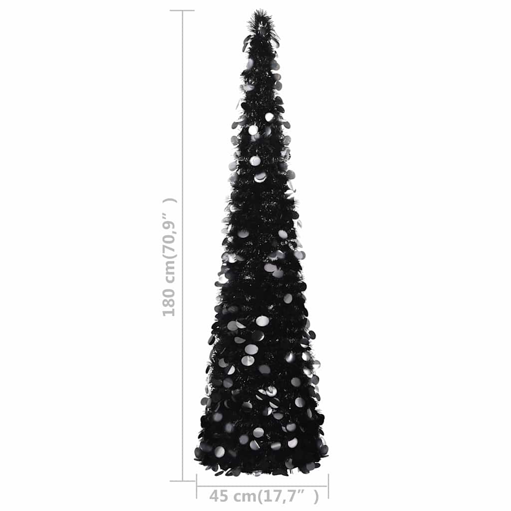 Artificial Christmas trees PET Black