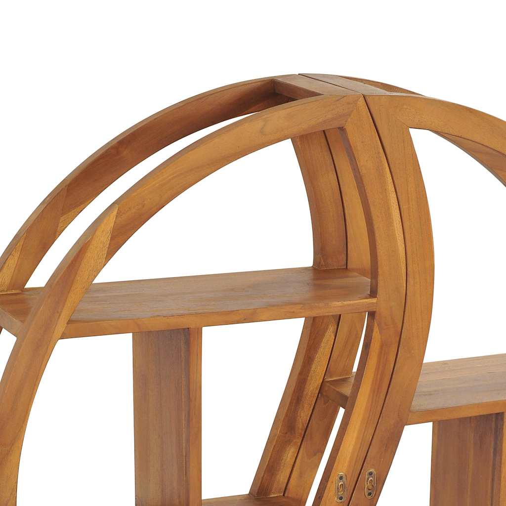 vidaXL Wall Shelf | Natural Teak | Smoothly sanded teak hardwood 6