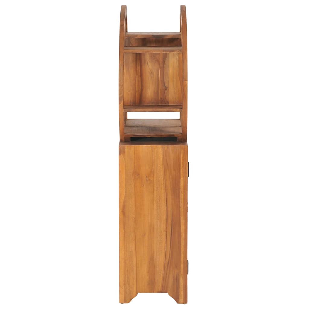 320774 vidaXL Cabinet with Yin Yang Shelf 70x30x130 cm Solid Teak Wood 4