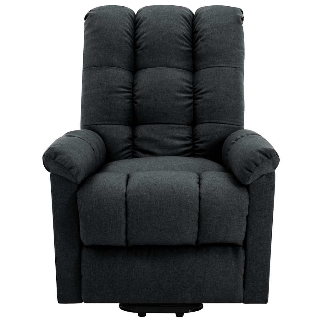 Stand-up Massage Recliner Fabric Dark grey