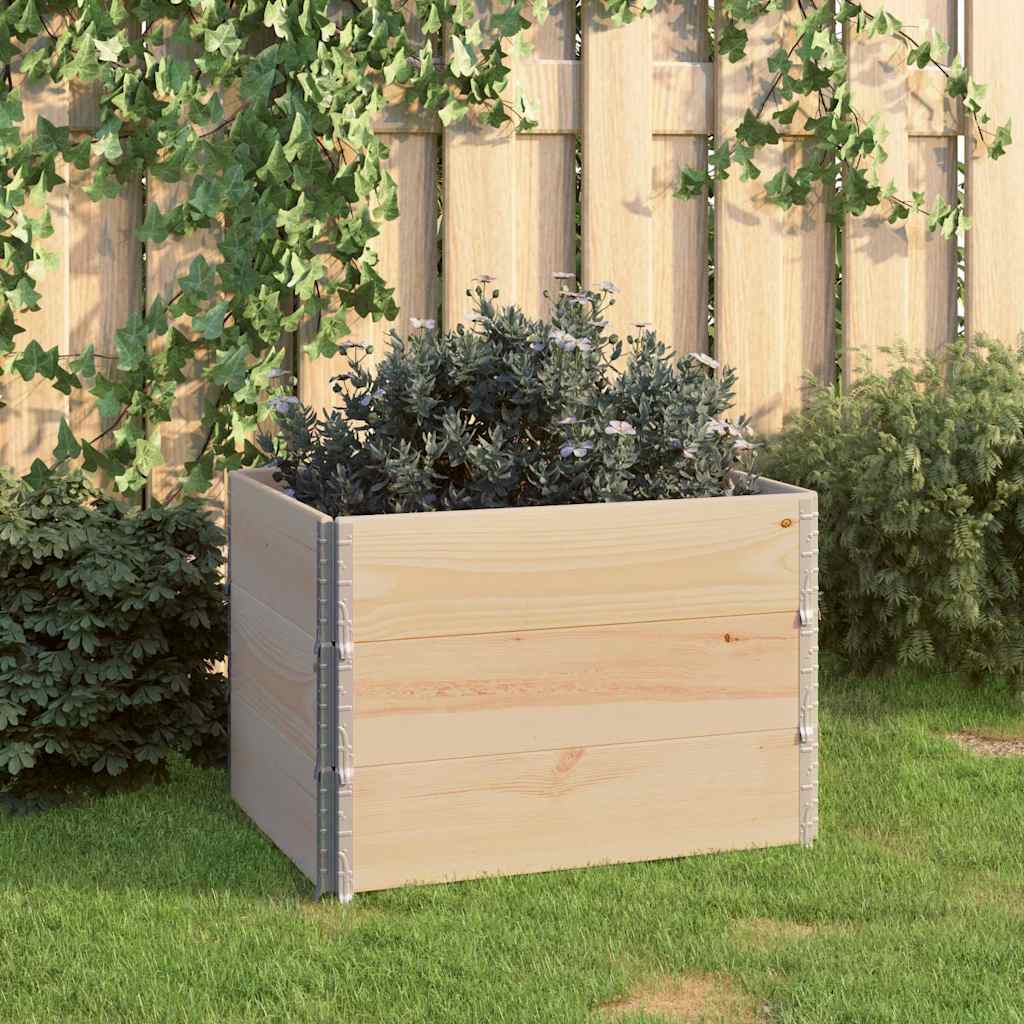 Raised Bed Solid Pine Wood 60 cm 80 cm
