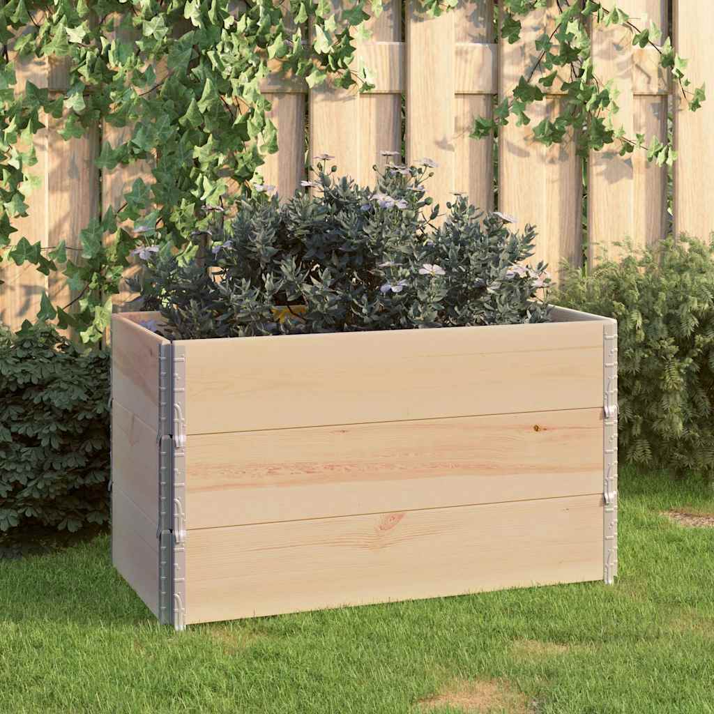 Raised Bed Solid Pine Wood 50 cm 100 cm
