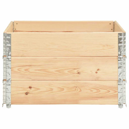 Raised Bed Solid Pine Wood 100 cm 100 cm