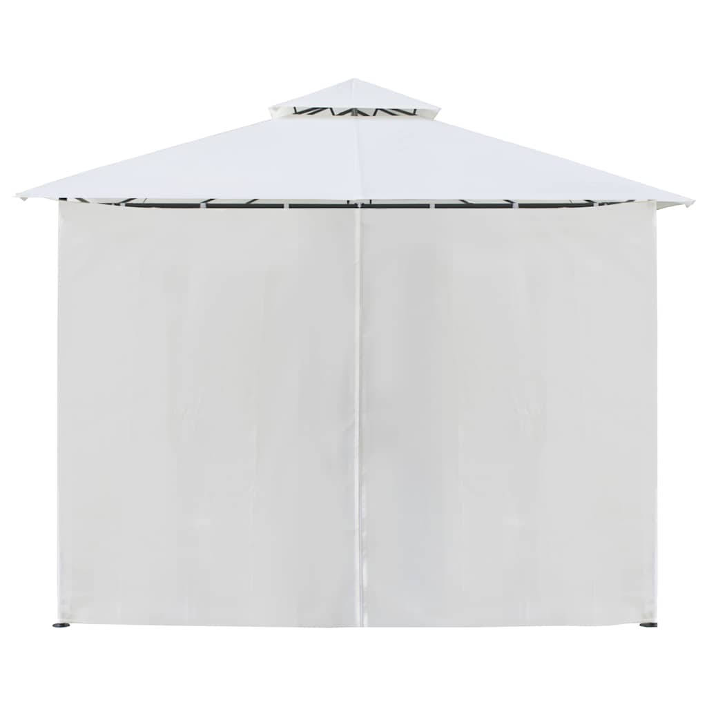 vidaXL Gazebo with Curtains 600x298x270 cm White 180g/m² 6