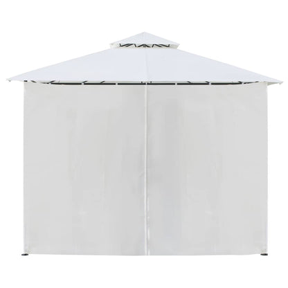 vidaXL Gazebo with Curtains 600x298x270 cm White 180g/m² 6
