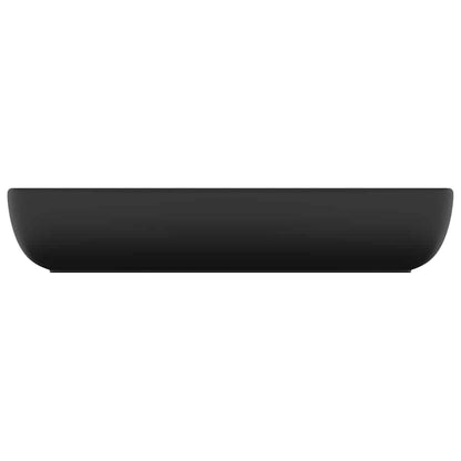 Ceramic Bathroom Sink Basin Rectangular Matte black