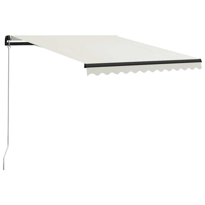 vidaXL Manual Retractable Awning 300x250 cm Cream 1
