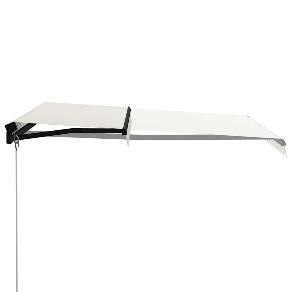 vidaXL Manual Retractable Awning 300x250 cm Cream 2
